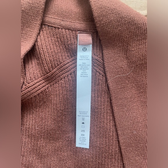 Lululemon brown cardigan - Picture 4 of 5
